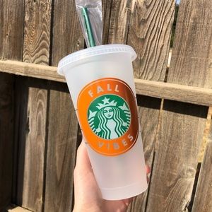 CUSTOM STARBUCKS TUMBLER-FALL